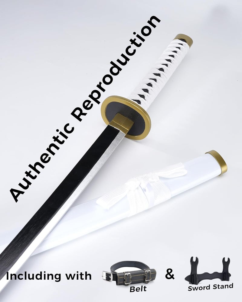 Cold Blade Katana Sword - 41 inches Katana Replica with Holster Belt and Display Stand - Sword with Authentic Design - Image 3